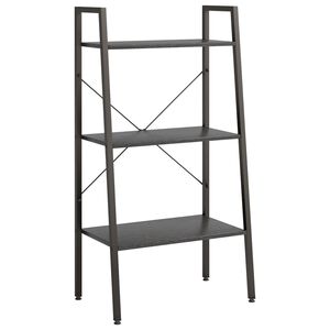 vidaXL St&aring;ende hylla med 3 hyllplan svart 56x35x108 cm