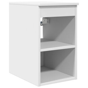 vidaXL Badrumssk&aring;p Mellan Vit 30 x 35 x 50 cm Konstruerat tr&auml;