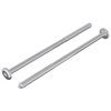 vidaXL Skruv 2 st Silver M6 x 120 mm St&aring;l