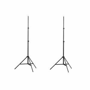 vidaXL Lampstativ 2 st justerbar h&ouml;jd 78 - 210 cm
