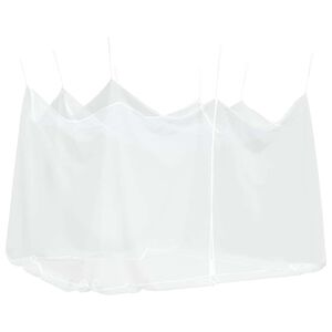 vidaXL Myggn&auml;t f&ouml;r utomhus 220 mesh vit 300x300x250 cm