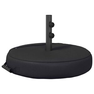vidaXL Uteplatsparaplyfot 53 x 53 x 40 cm St&aring;l Svart