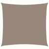 vidaXL Solsegel oxfordtyg fyrkantigt 5x5 m taupe