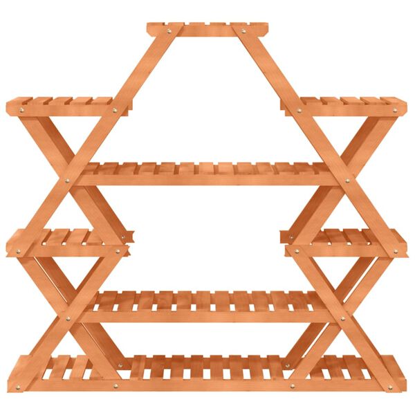 vidaXL V&auml;xtst&auml;ll 110x25x105 cm massivt grantr&auml;