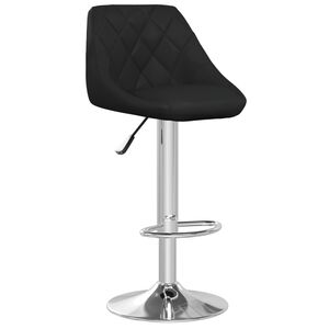 vidaXL Barstol svart konstl&auml;der