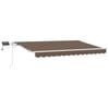 vidaXL Utdragbar markis Taupe 300 x 250 cm Duk och Aluminium