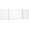 vidaXL Magnetisk whiteboard hopf&auml;llbar 160x60x1,7 cm aluminium