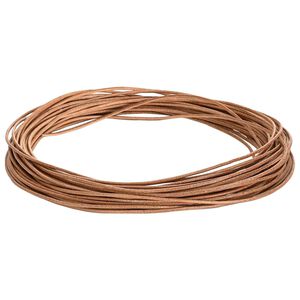 vidaXL L&auml;der Sn&ouml;re 1 Brun &Oslash;1 mm x 5 m Skinn