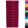 vidaXL Premium handdukar SOLUND 10st vinröd 50x100cm 600gsm