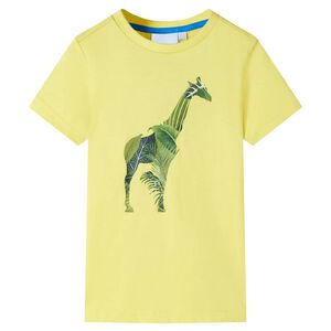 T-shirt f&ouml;r barn gul 92