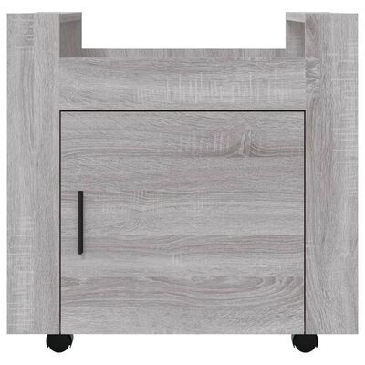 vidaXL Skrivbord grå sonoma 60x45x60 cm konstruerat trä