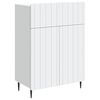 vidaXL Sideboard Vit 66 x 34,5 x 92 cm Konstruerat tr&auml;