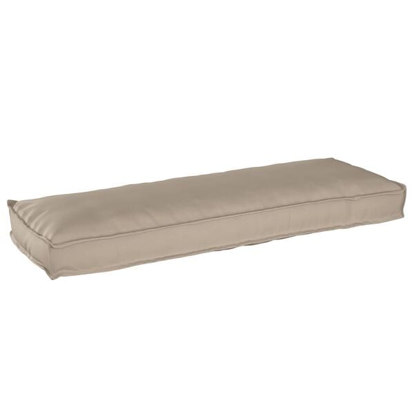 vidaXL Kudde Taupe 120 x 40 x 8 cm Oxford Tyg