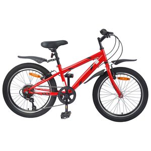 vidaXL Barncykel 20 Tum 6-Hastighet f&ouml;r 6-11 &aring;r gamla R&ouml;d