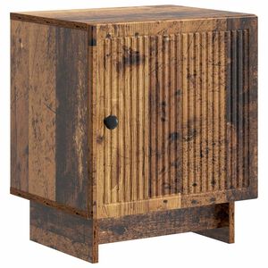 vidaXL Nattduksbord Gammalt tr&auml; 43 x 34,5 x 50 cm Konstruerat tr&auml;