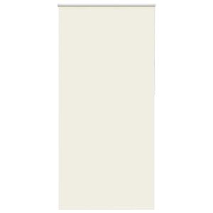 vidaXL Rullgardin m&ouml;rkl&auml;ggningsgardin naturvit 115x210 cm tygbredd