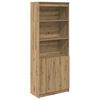 vidaXL Highboard hantverksm&auml;ssig ek 70x35x180 cm konstruerat tr&auml;