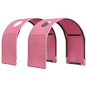 vidaXL S&auml;ngtunnel f&ouml;r lofts&auml;ngar f&ouml;r barn 2 st Rosa Polyester