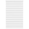 vidaXL Rullgardin zebra vit 140x230 cm tyg bredd 135,9 cm polyester