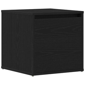 vidaXL Kommode Svart Ek 40,5 x 40 x 40 cm Konstruerat tr&auml;