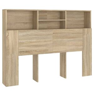 vidaXL S&auml;nggavelsk&aring;p Sonoma Ek 140x19x103,5 cm