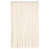 vidaXL Insektsgardin beige och vit 118x220 cm chenille