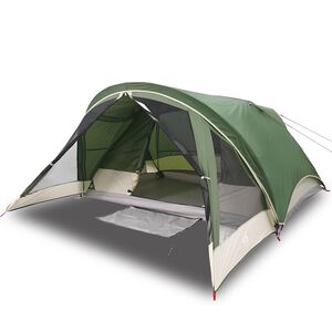vidaXL Campingt&auml;lt 4 personer gr&ouml;n vattent&auml;tt