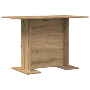 vidaXL Matbord artisan ek 110 x 60 x 75 cm Konstruerat tr&auml;