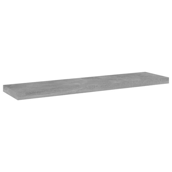 vidaXL Hyllplan 8 st betonggr&aring; 40x10x1,5 cm konstruerat tr&auml;