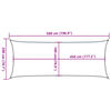 vidaXL Solsegel 160 g/m&sup2; rektangul&auml;r sand 2x5 m HDPE