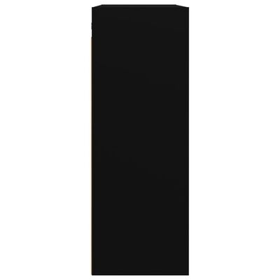 vidaXL Väggskåp svart 69,5x32,5x90 cm