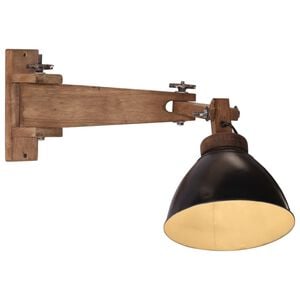 vidaXL V&auml;gglampa 25 W svart E27