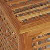 vidaXL Tv&auml;ttkorgar 3 st teak