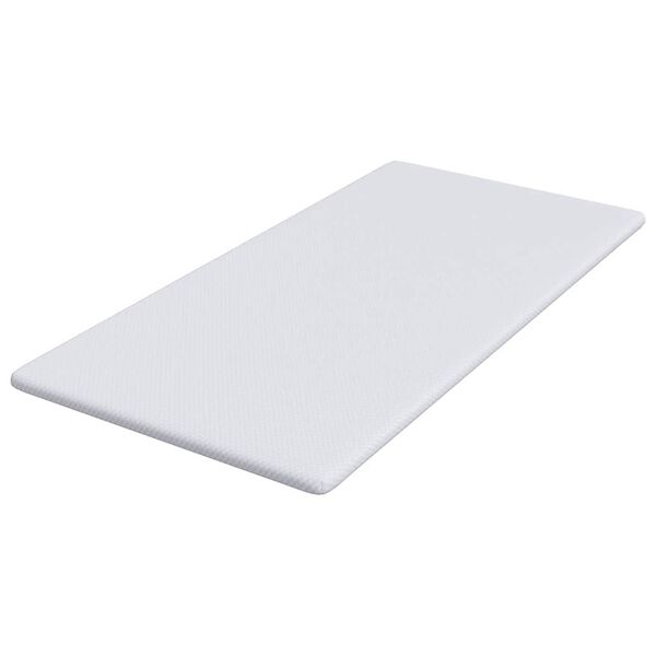 vidaXL Madrasskydd Vit 70 x 200 x 3.5 cm Jacquard tyg