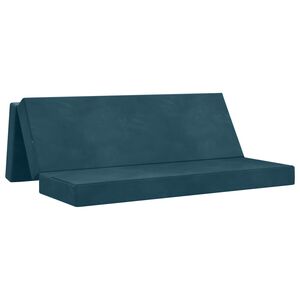 vidaXL F&auml;llbar Soffbed 180 x 67 x 45 cm Bl&aring;