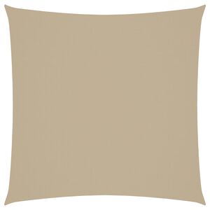 vidaXL Solsegel oxfordtyg kvadratiskt 3,6x3,6 m beige