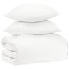 vidaXL Vinter Duvet Set 3 st Vit Bambufiber