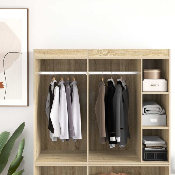 vidaXL Kl&auml;dst&aring;ng 12 pcs Silver 764 x 15 x 29 mm Aluminiumlegering