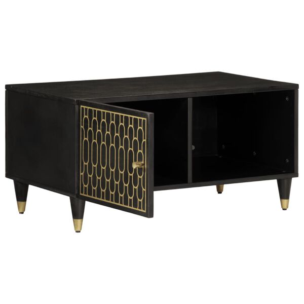 vidaXL Soffbord 80x50x40 cm massivt mangoträ