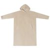 vidaXL Filt-hoodie Beige l Flanell