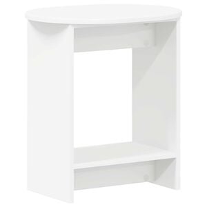 vidaXL Sidobord Vit 50 x 39,5 x 55 cm Konstruerat tr&auml;