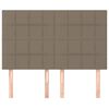 vidaXL S&auml;nggavel taupe 144x5x118/128 cm tyg