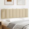 vidaXL Headboard Cushion "Hanko" Cream 160 cm Fabric