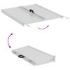 vidaXL Ramp f&ouml;r rullstol 270 kg Silver 92 x 73 x 5 cm Aluminium