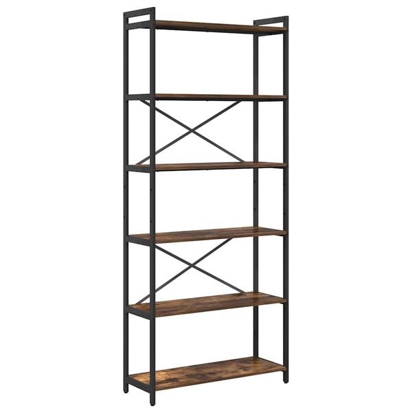 vidaXL Hyllsystem R&ouml;kt ek 40 x 30 x 85 cm Konstruerat tr&auml;