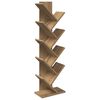 vidaXL Tr&auml; Bokhylla 6-Plan 30 x 18 x 100 cm Konstruerat tr&auml; Artisan-ek
