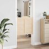 vidaXL Slagd&ouml;rrar lamelldesign 1-par 80x80 cm massivt tr&auml; furu