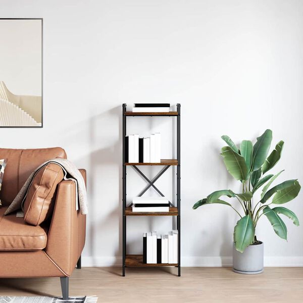 vidaXL Hyllsystem R&ouml;kt ek 40 x 30 x 85 cm Konstruerat tr&auml;