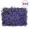 &nbsp;vidaXL Konstv&auml;xt v&auml;xtv&auml;gg 24 st lila 40x60 cm