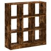 vidaXL Bokhylla r&ouml;kf&auml;rgad ek 102x32x108 cm konstruerat tr&auml;